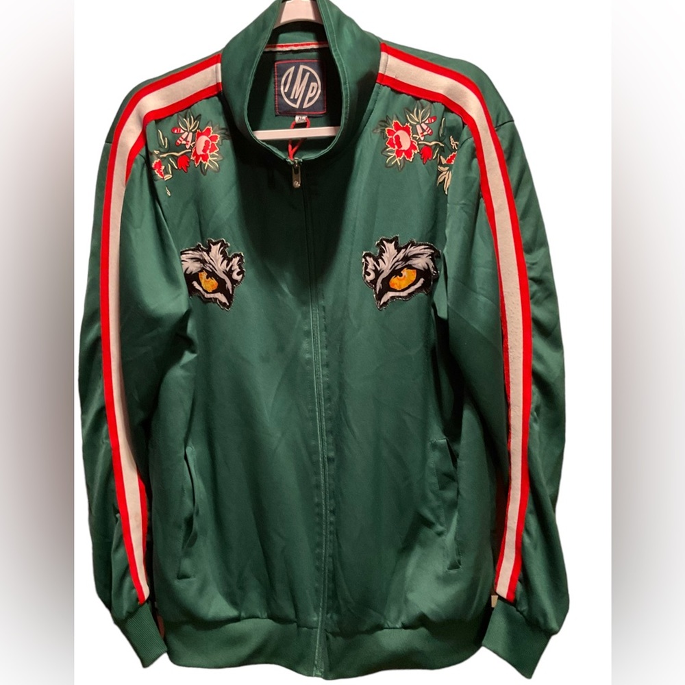 ** IMPERIOUS New York EAGLE and TIGER Eyes Men Jacket